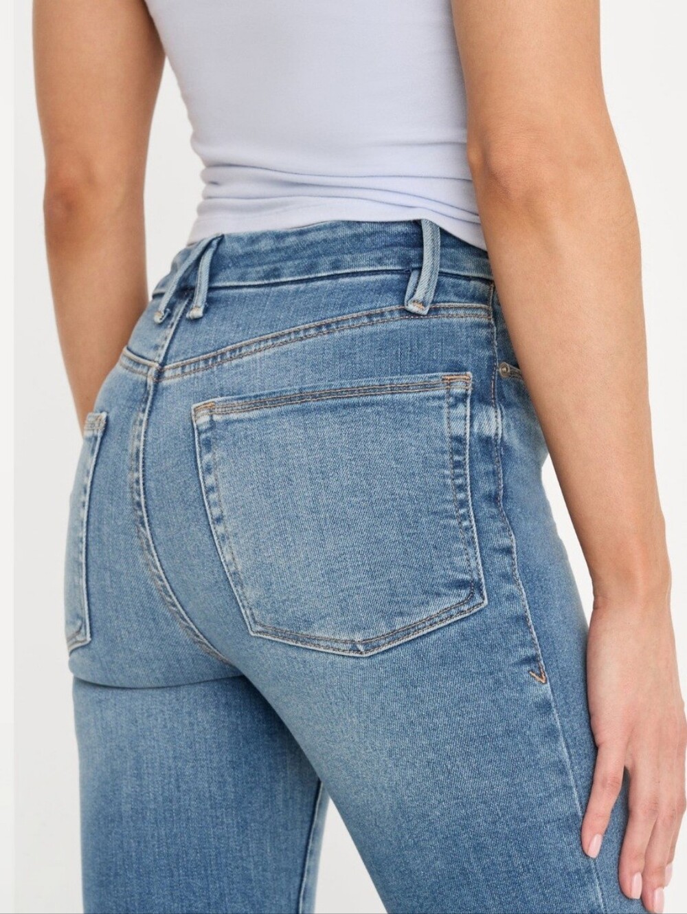 Excellent condition Good American Good Waist Skinny Jeans SZ 14